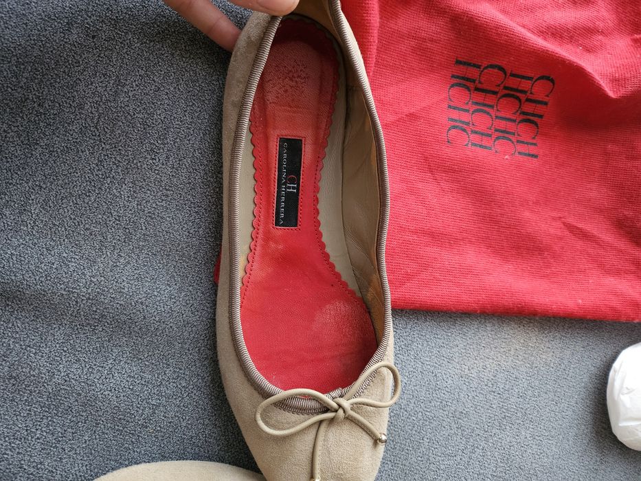 Balerini piele Carolina Herrera