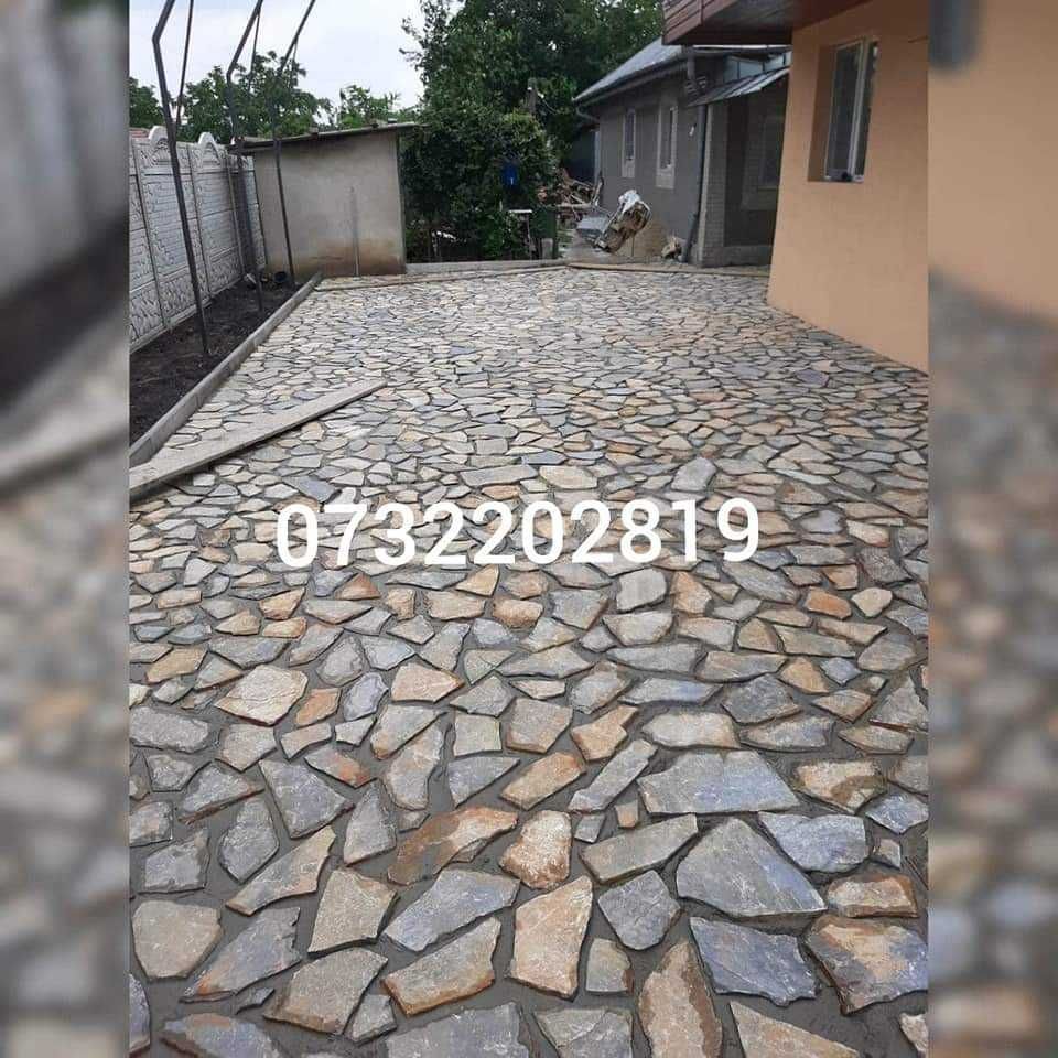 Piatră naturala de munte pavaj