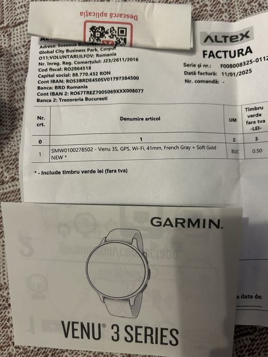 Smartwatch Garmin Venu® 3S