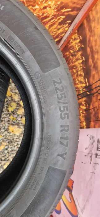 2 Anvelope Continental 225 55 R17 de vara. Dot 2023