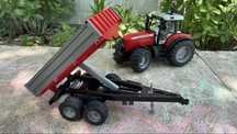 Bruder jucarii tractor remorca