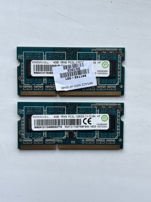 Noutbuk uchun 4GB DDR3L SO-DIMM RAM (1600MHz)