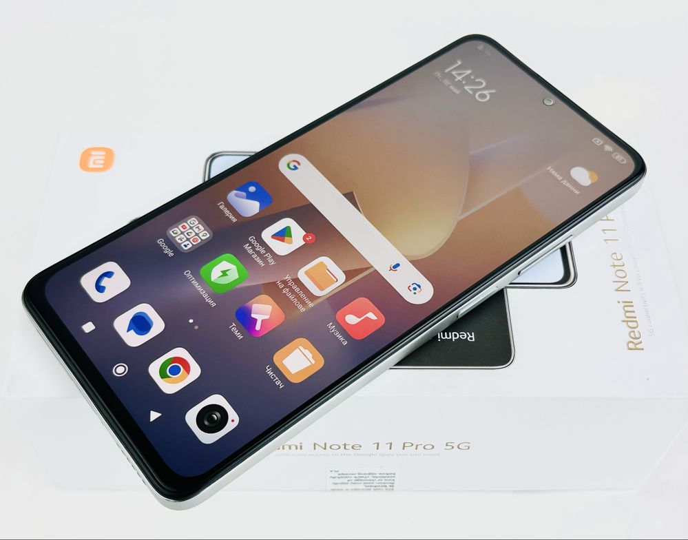 Xiaomi Redmi Note 11 Pro 5G 128GB 6RAM White Перфектен! Гаранция!