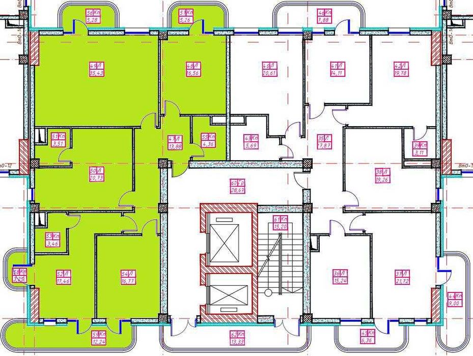 ЖК PARKWOOD 4 х комнатные 141–143 кв.м – есть 3 квартиры с кадастром