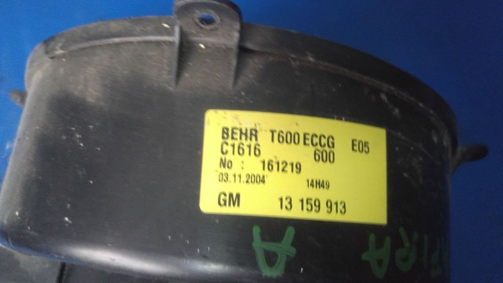 aeroterma opel zafira a 13159913