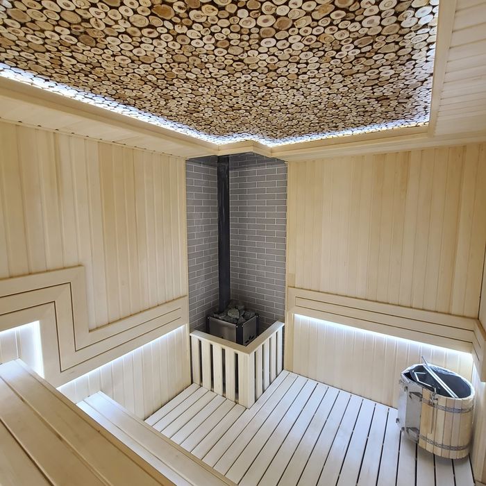 Neo klasika uslubdagi finiski va turetski sauna pod klyuch qurib bersh