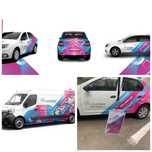 Stickere colantari autocolante decupate si printate inscriptonari auto