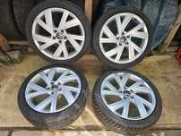 Jante aliaj 18" Skoda/Volkswagen/Seat cu anvelope iarna M+S 225/40/18