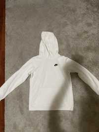 Бяло Hoodie Nike