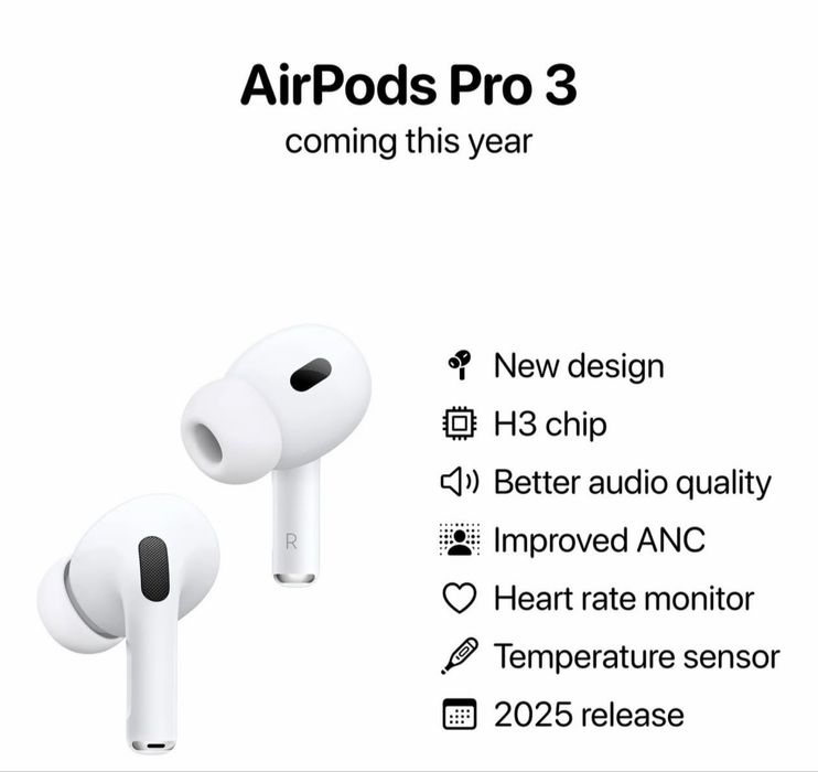 Новый Air Pods Pro 3! Доставим Быстро!