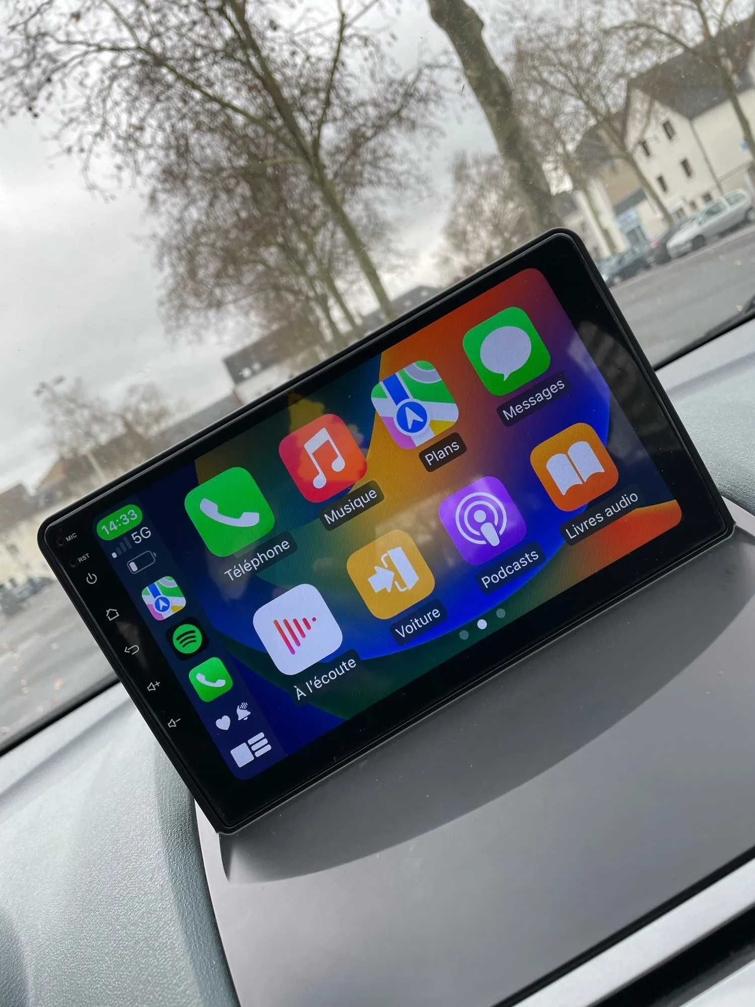 Navigatie Android Dedicata Ford Fiesta 2009-2017 - Android Auto QLed