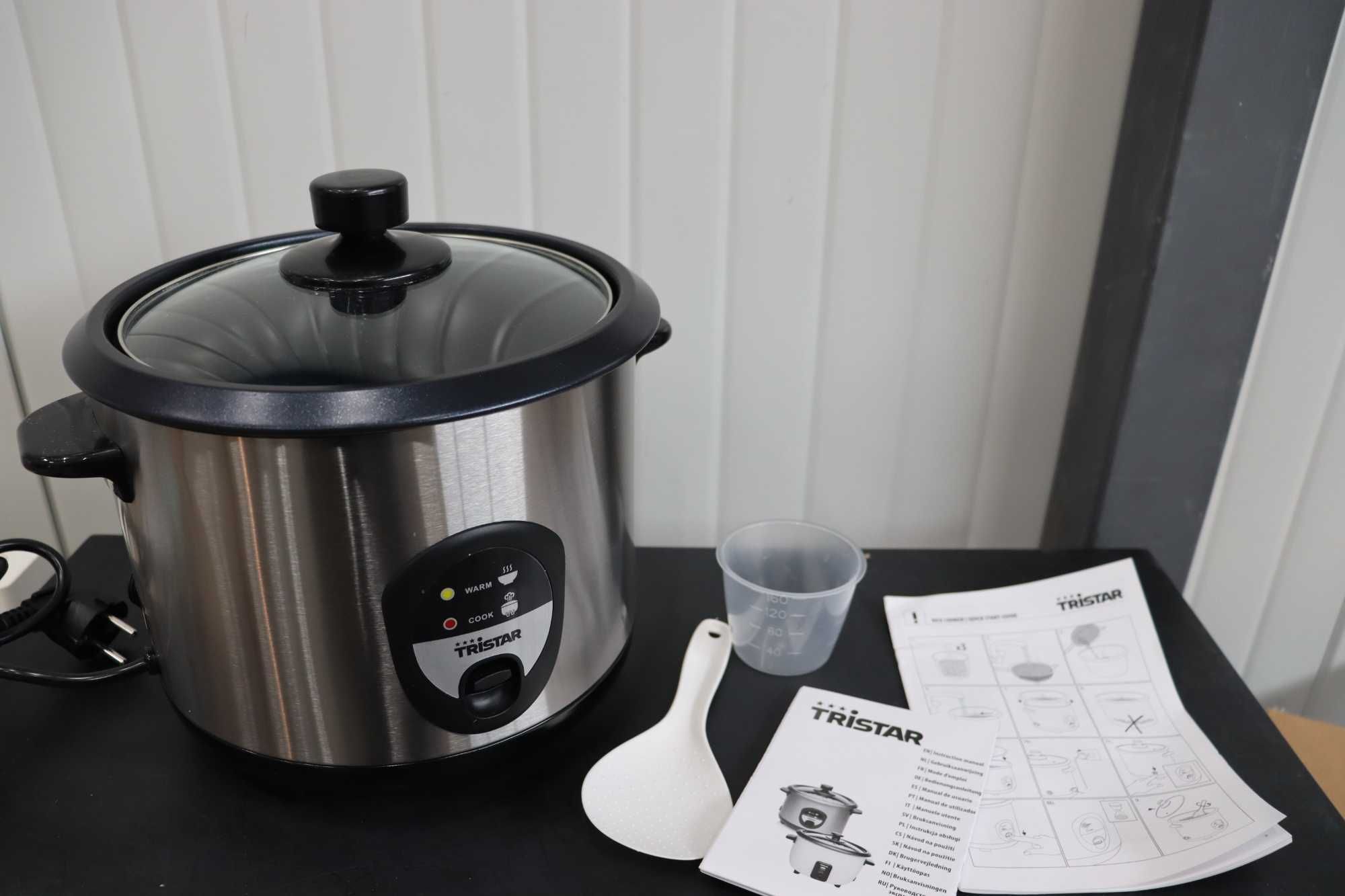 Уред за готвене на ориз Tristar RK, Защита от кипене, 1.5L и 1L, 500W