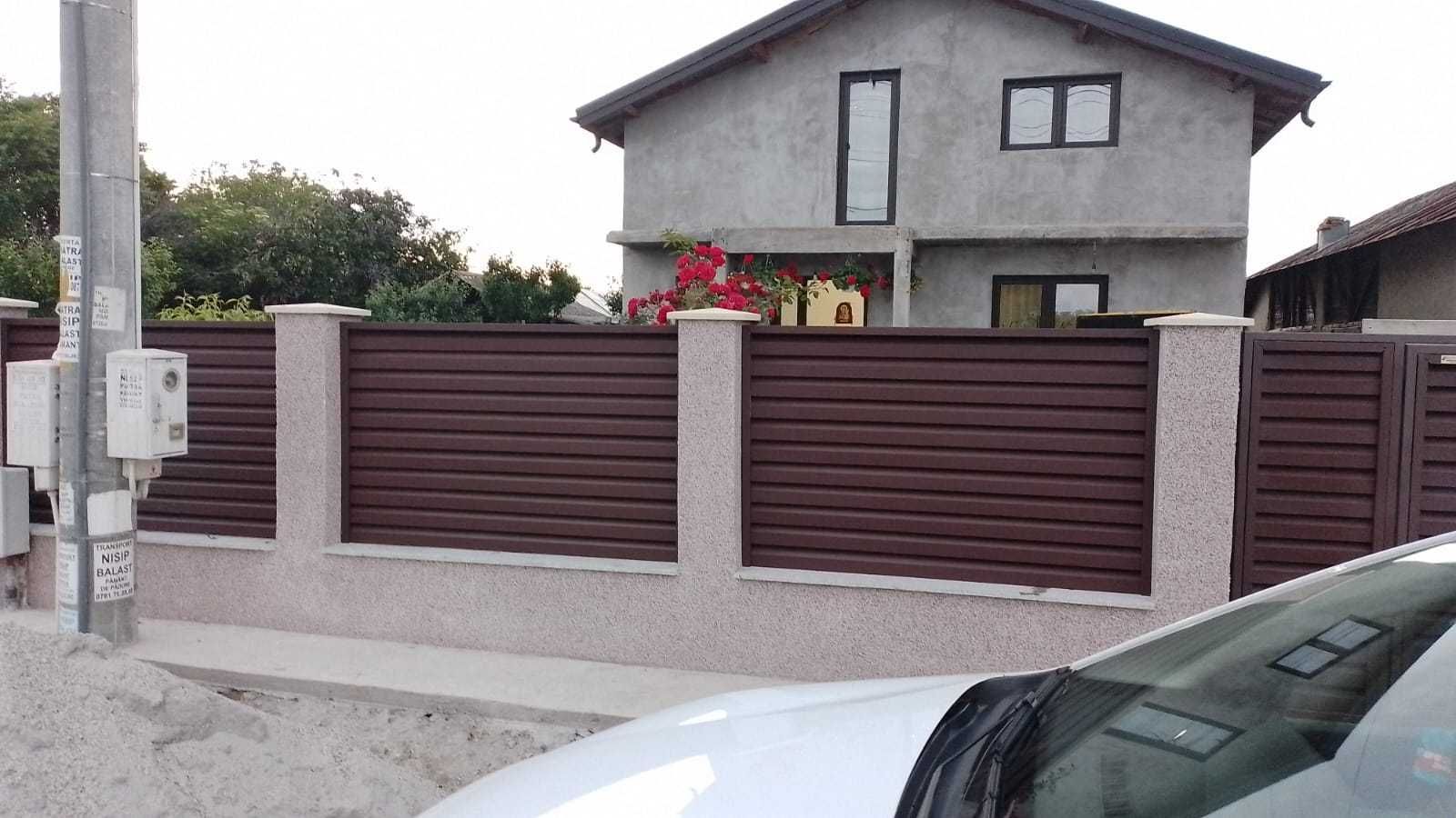 Gard metalic jaluzea | Suruburi ascunse | Oradea Bihor | Model 2025 |