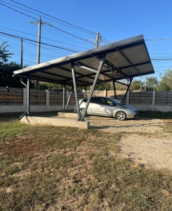 Garaje auto din structura metalica