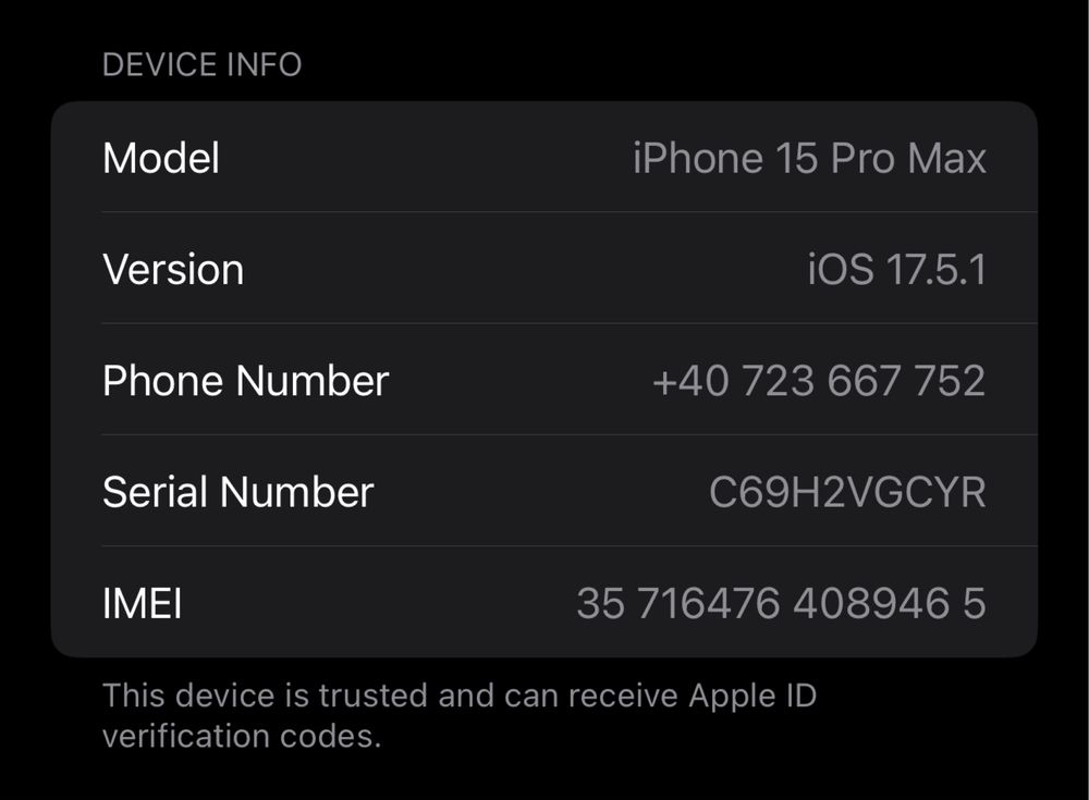 Iphone 15 Pro Max + cadou, ca nou, 256 GB, Alb