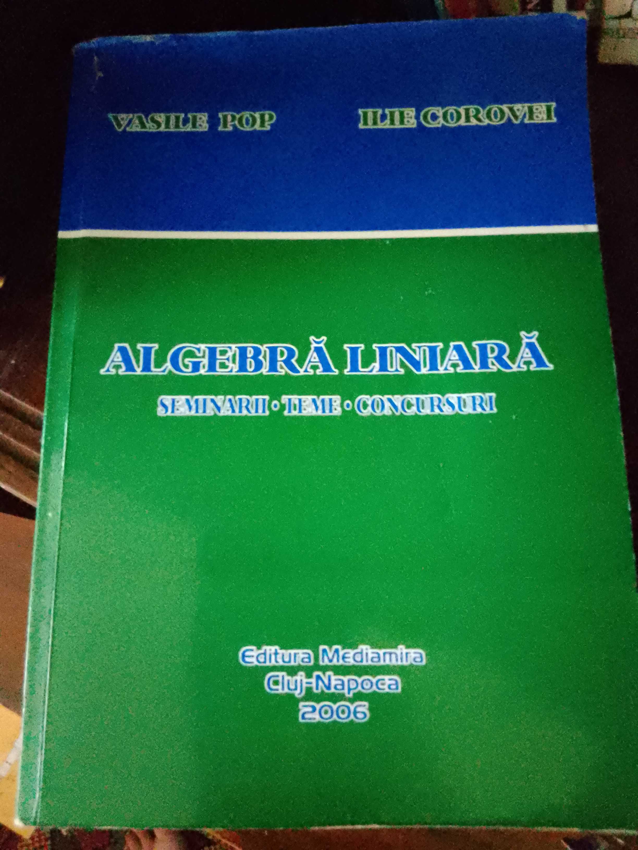 Carte Algebra liniara