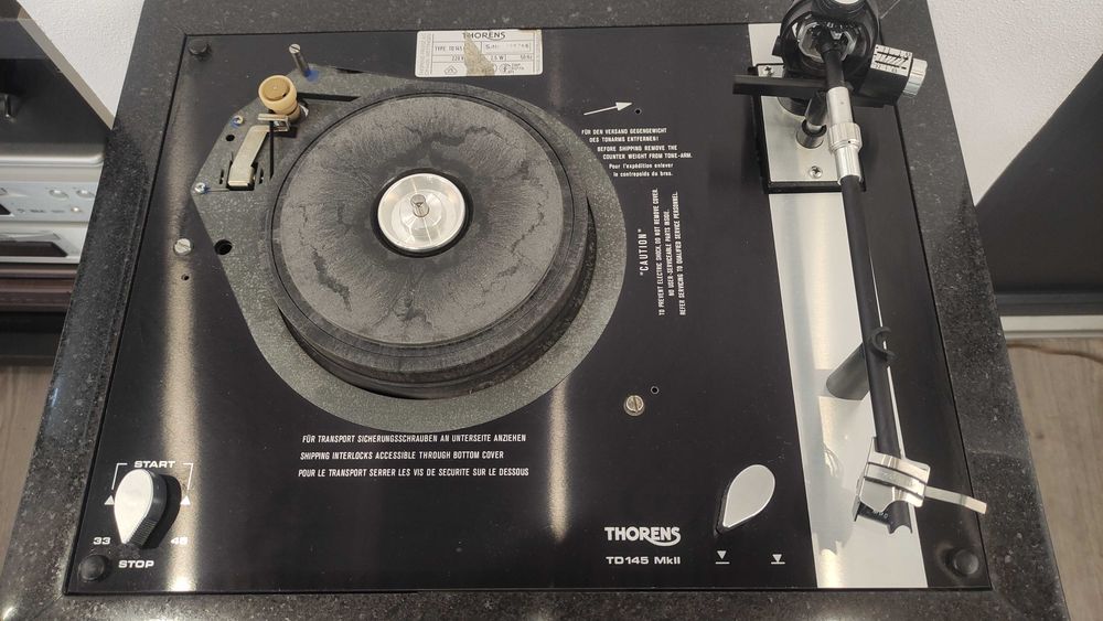 Pick-up Thorens TD 145 mk2 upgrade plinta granit masiv