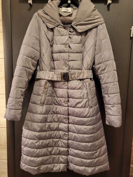 Geaca de iarna lunga Argintie