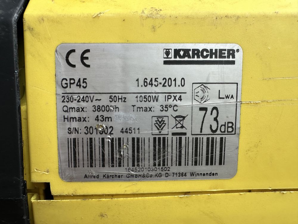 Karcher GP45 Pompa de udat sau irigat