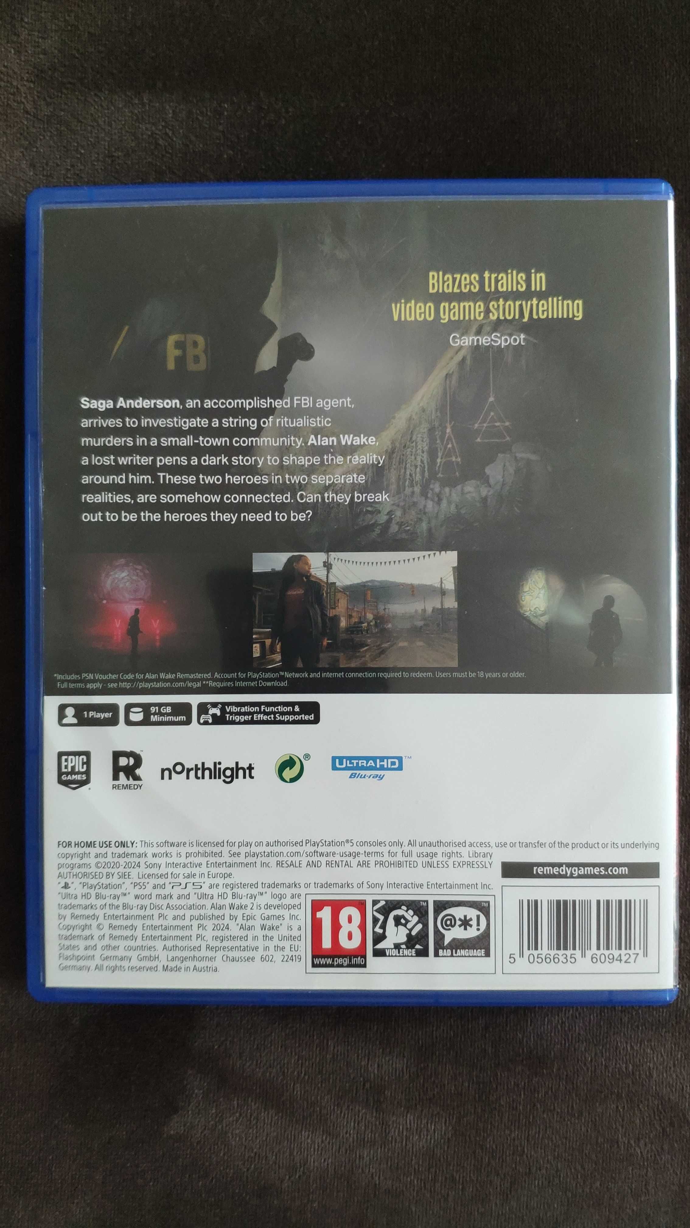 Alan Wake 2 - Deluxe Edition [PS5]