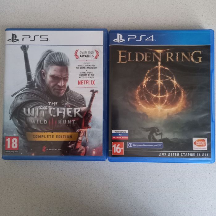 The Witcher 3 Полное издание PS5/Elden Ring PS4