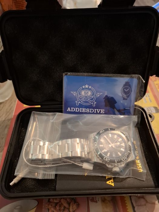 Чисто нов diver механичен часовник Addiesdive