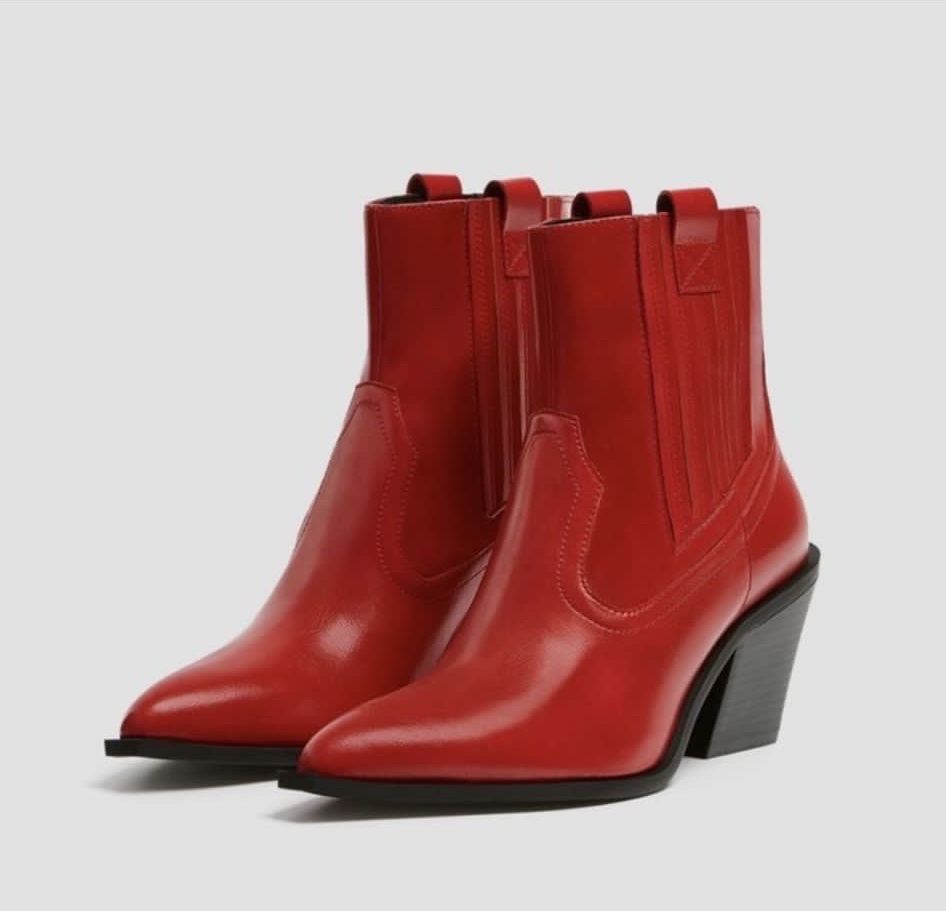 Cizme /ghete cowboy Pull&Bear 37 NOI