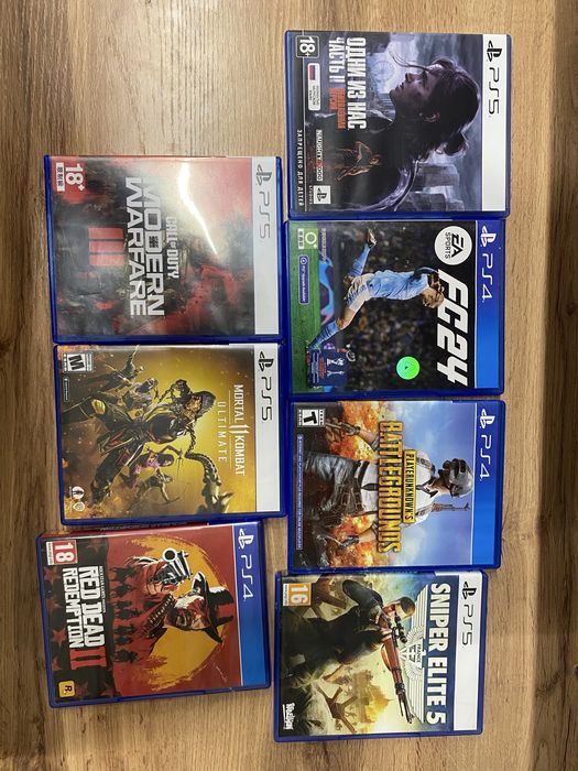 Диски пс4, пс5 хорошее состояние