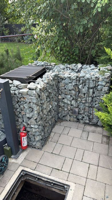 Piatra decorativa gabioane granit și calcar pt gradina gabioane gardur