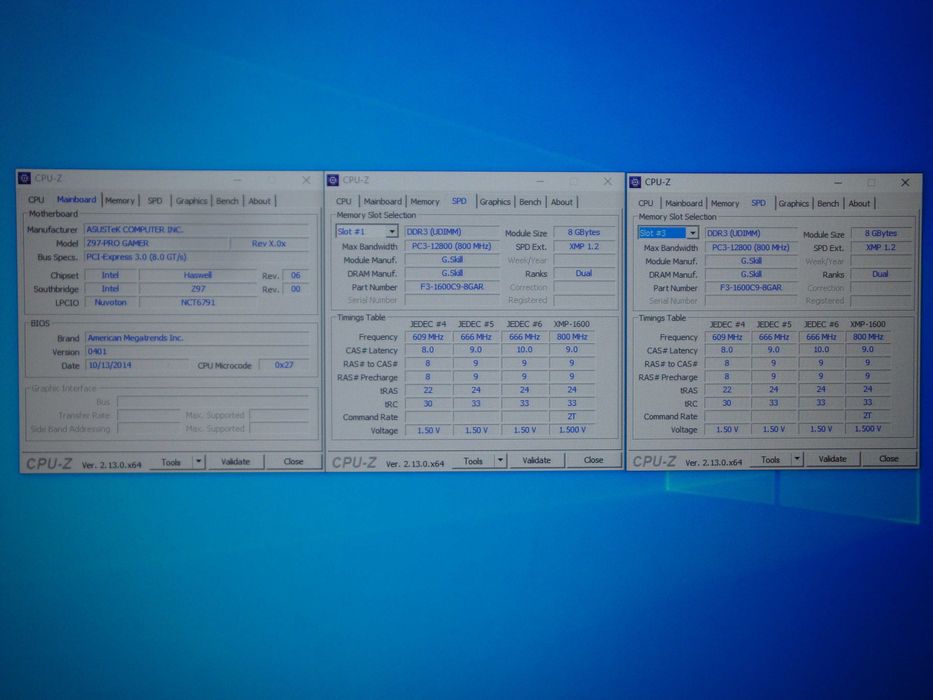 Kit memorii ram ddr3 G.skill Ares 16gb dual channel 1600 mhz