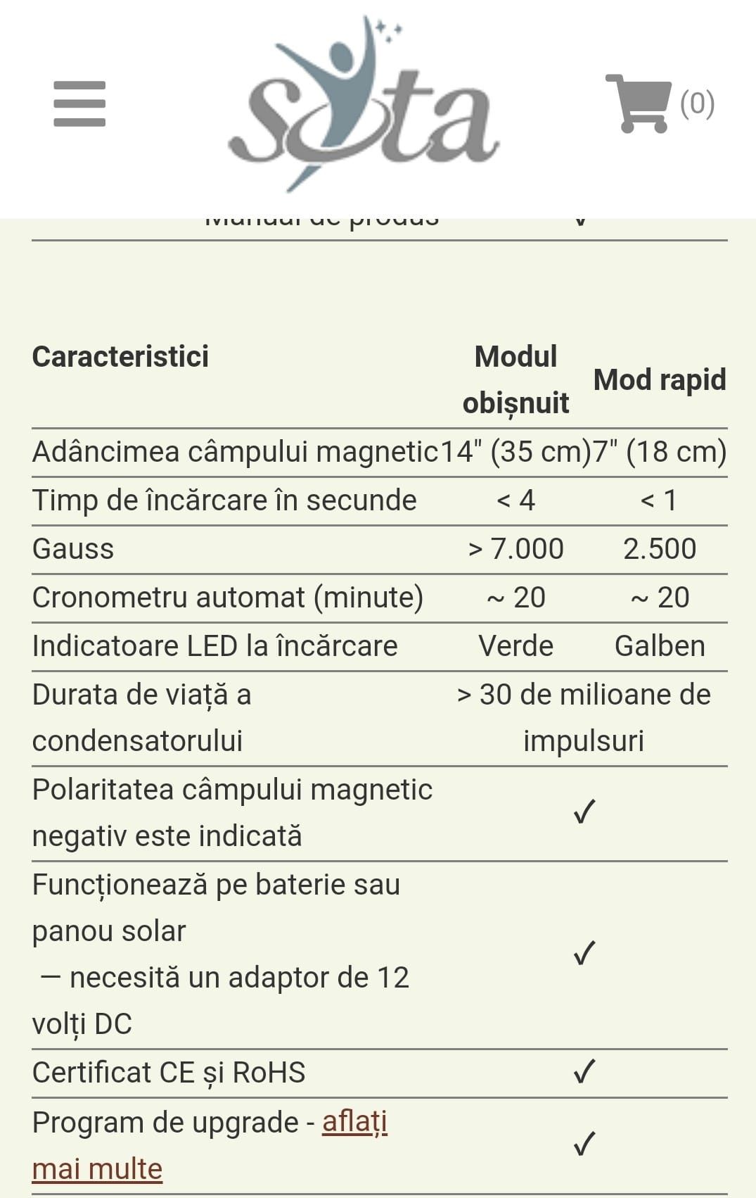 Sota magnetic pulser model mp6