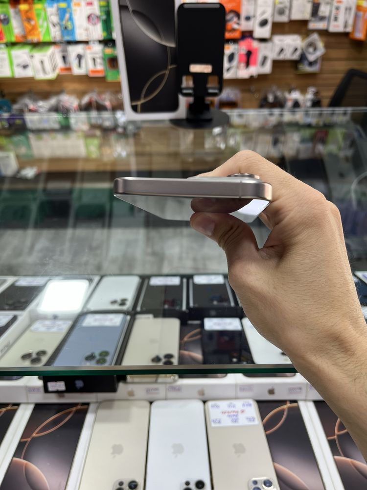 Iphone 16 Pro Max 256GB 100% Natural titanium sim - Naqdga faqat
