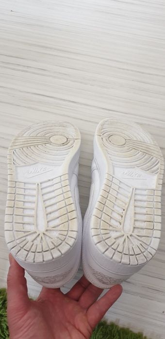 Nike Air Jordan 1 Retro Tripple White Mens 46/30см UK 11 US12 ОРИГИНАЛ