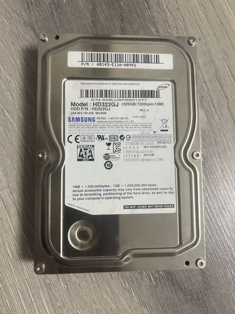HDD Хард диск 320гб