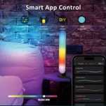 LED RGB Светлини за Геймърски Ъгъл / Бюро / TV – Управление с App,Нови