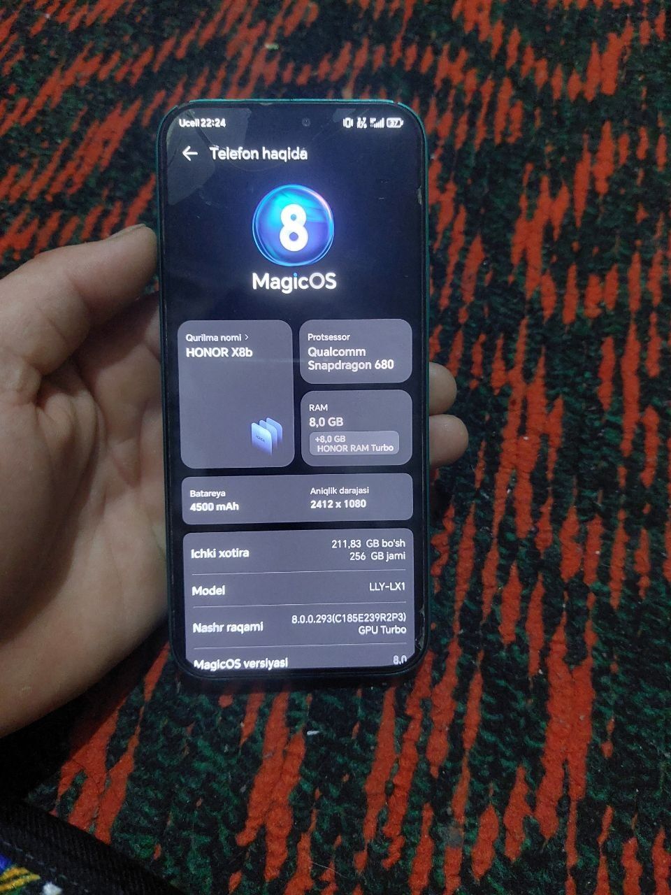 Smartfoni HONOR X8B