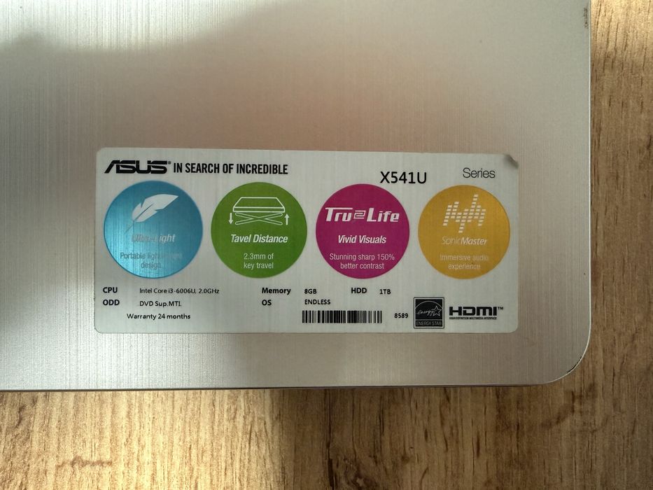 Asus X541U с windows 11