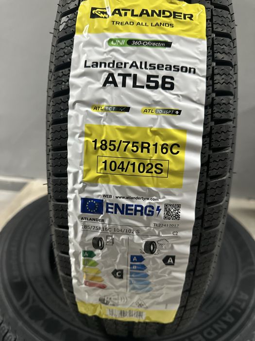 Нови Всесезонни Бусови Гуми ATLANDER 185/75R16C 104/102S 1857516