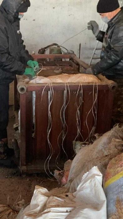 Пресс гидравлический горизонтальный