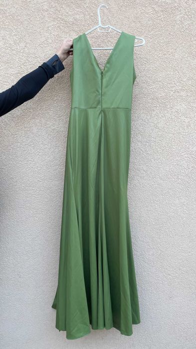 Rochie Verde Lungă Elegantă pentru Nuntă, Marime XL / 42 / 14