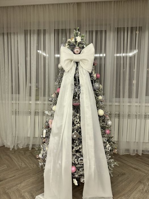 Бант на новогоднюю елку