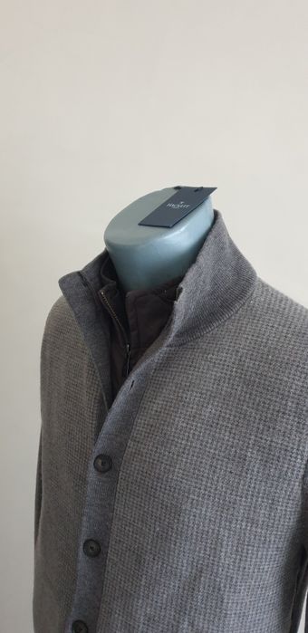 Hackett Nylon Panel Wool Full Zip / M НОВО! ОРИГИНАЛ! Мъжка цял цип!