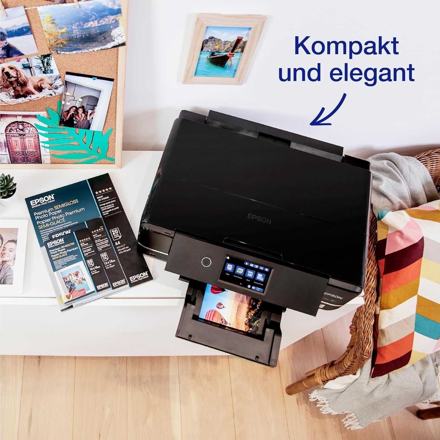 Мастиленоструен принтер Epson Expression Photo XP-970, 3в1, Цветен