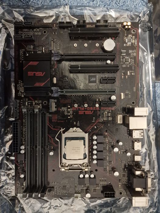 placa de baza asus prime b250 plus + i5 7600k
