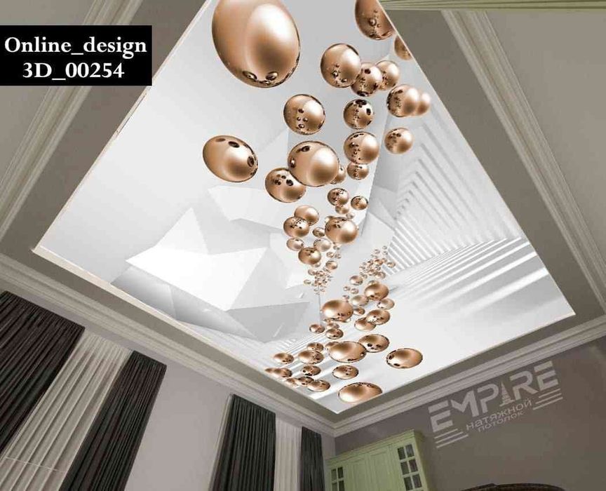 натяжной паталок фото обой хизмати