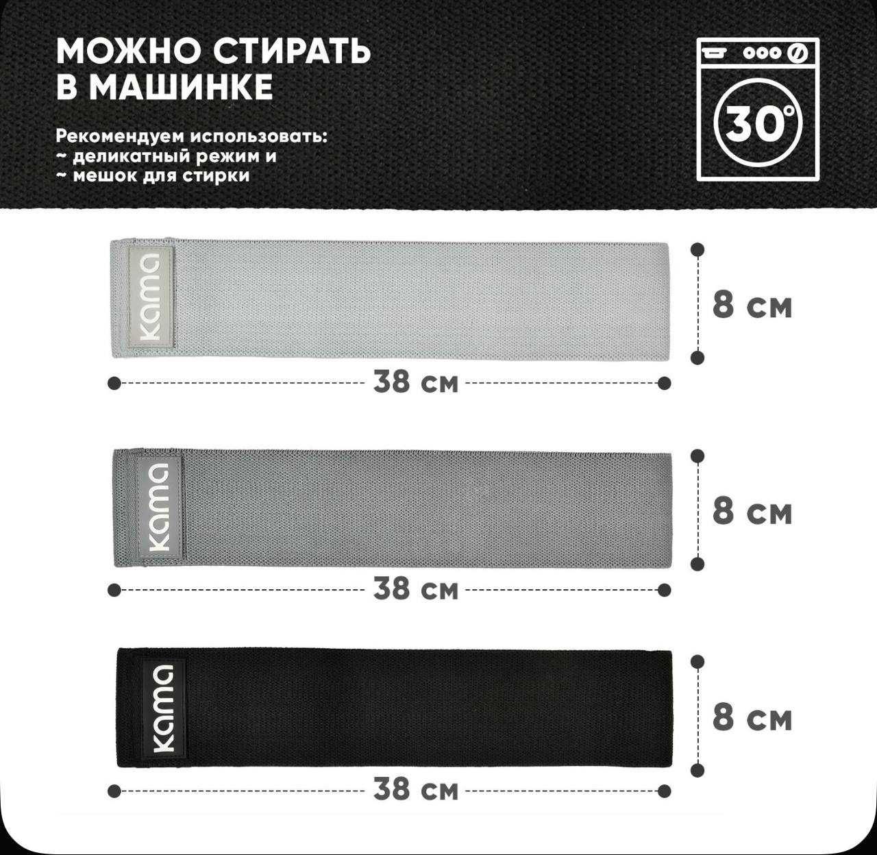 Фитнес резинки от бренда Kama