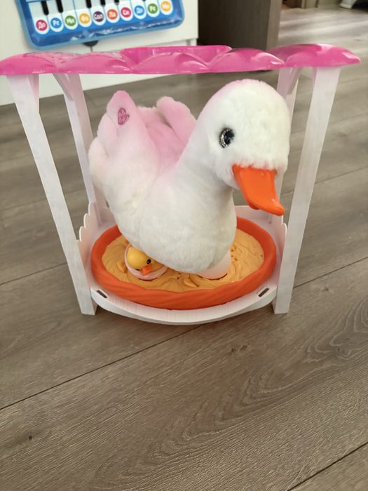 Интерактивна играчка Zuru Pets Alive - Мама патица с малки патенца