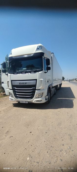 DAF XF Euro6 460. прицеп schmitz стена 5см 2016
