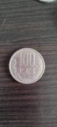 Vând monedă 100 lei din 1992 Mihai Viteazu, impecabilă - 2996 RON