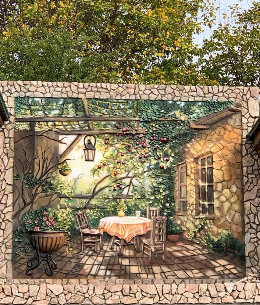 barelef rospis relef decor